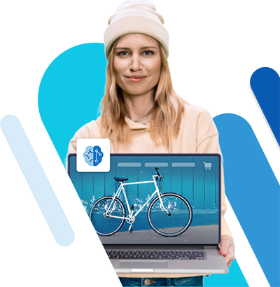 Bild mit Screenshot aus dem IONOS MyWebsite Now Baukasten